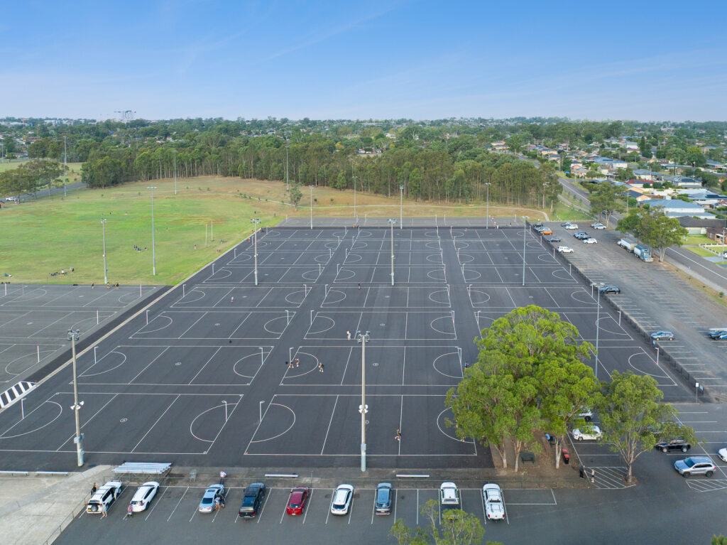 Jamison Park netball courts