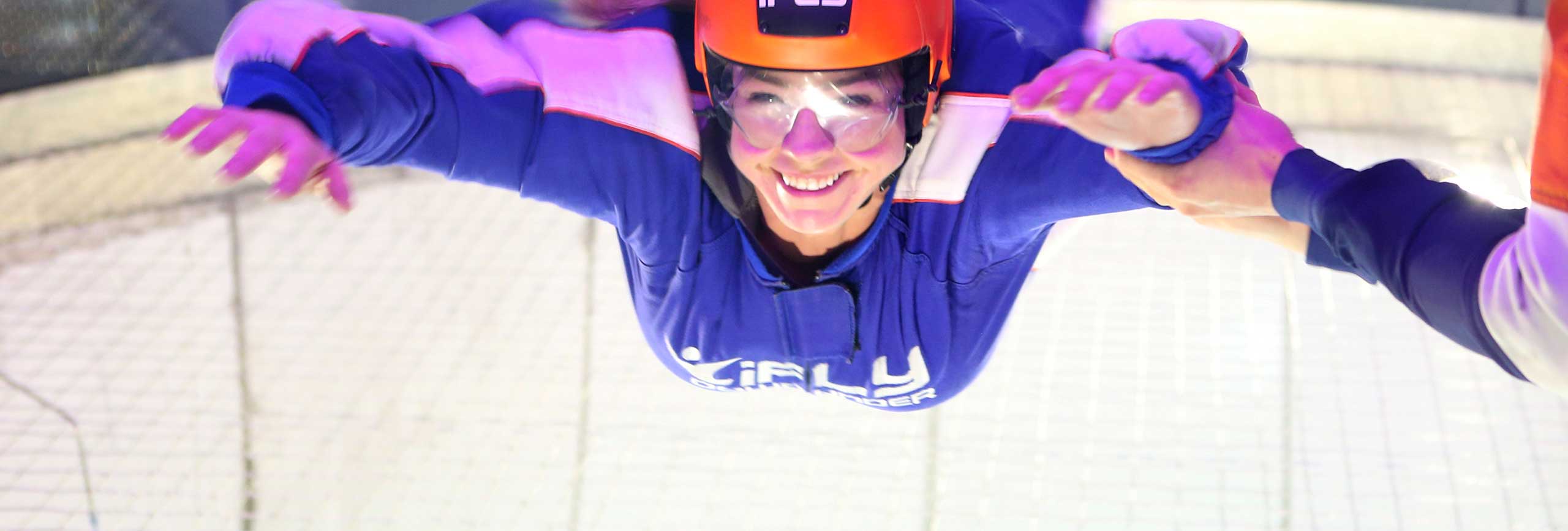 Indoor skydiving