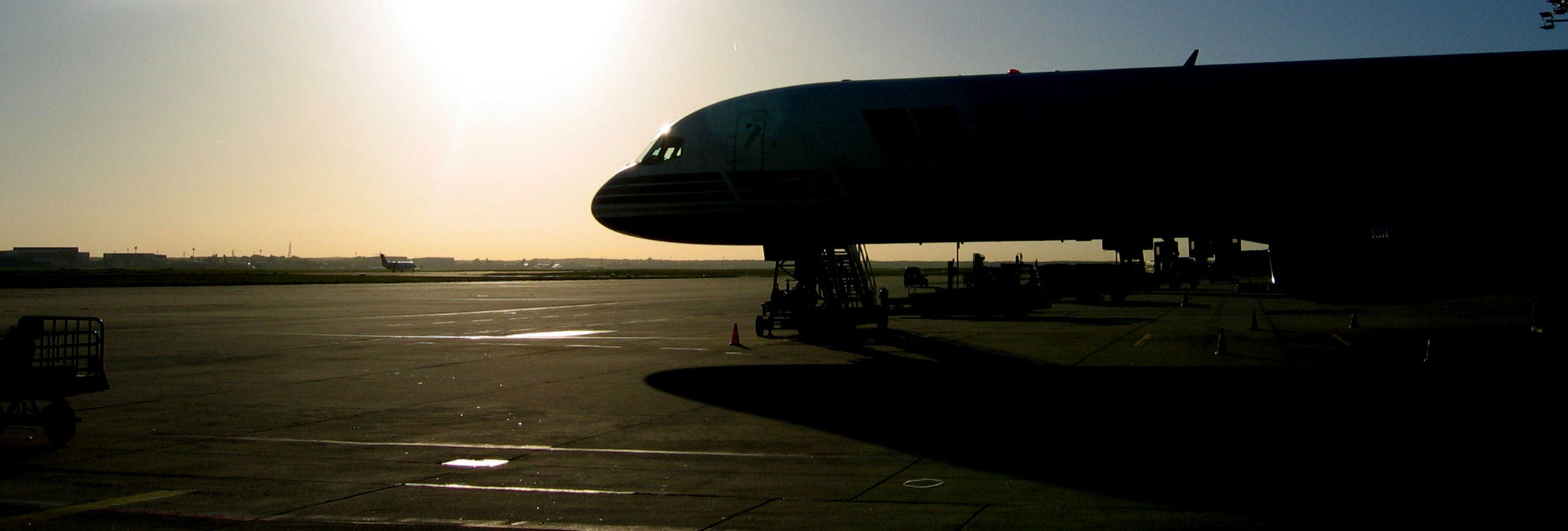 Plane on the runway