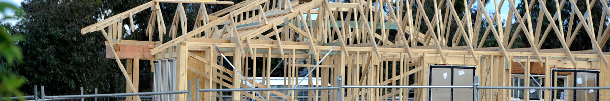 A timber house frame