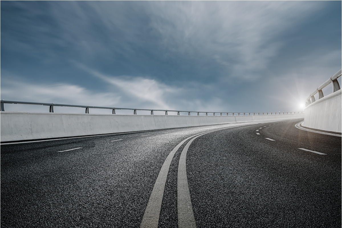 Stock image of freeway overpass