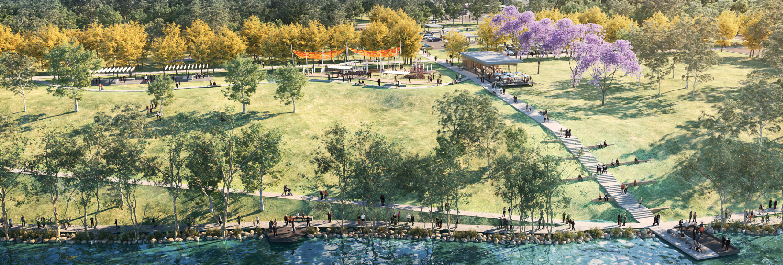 Artist impression of Regatta Park