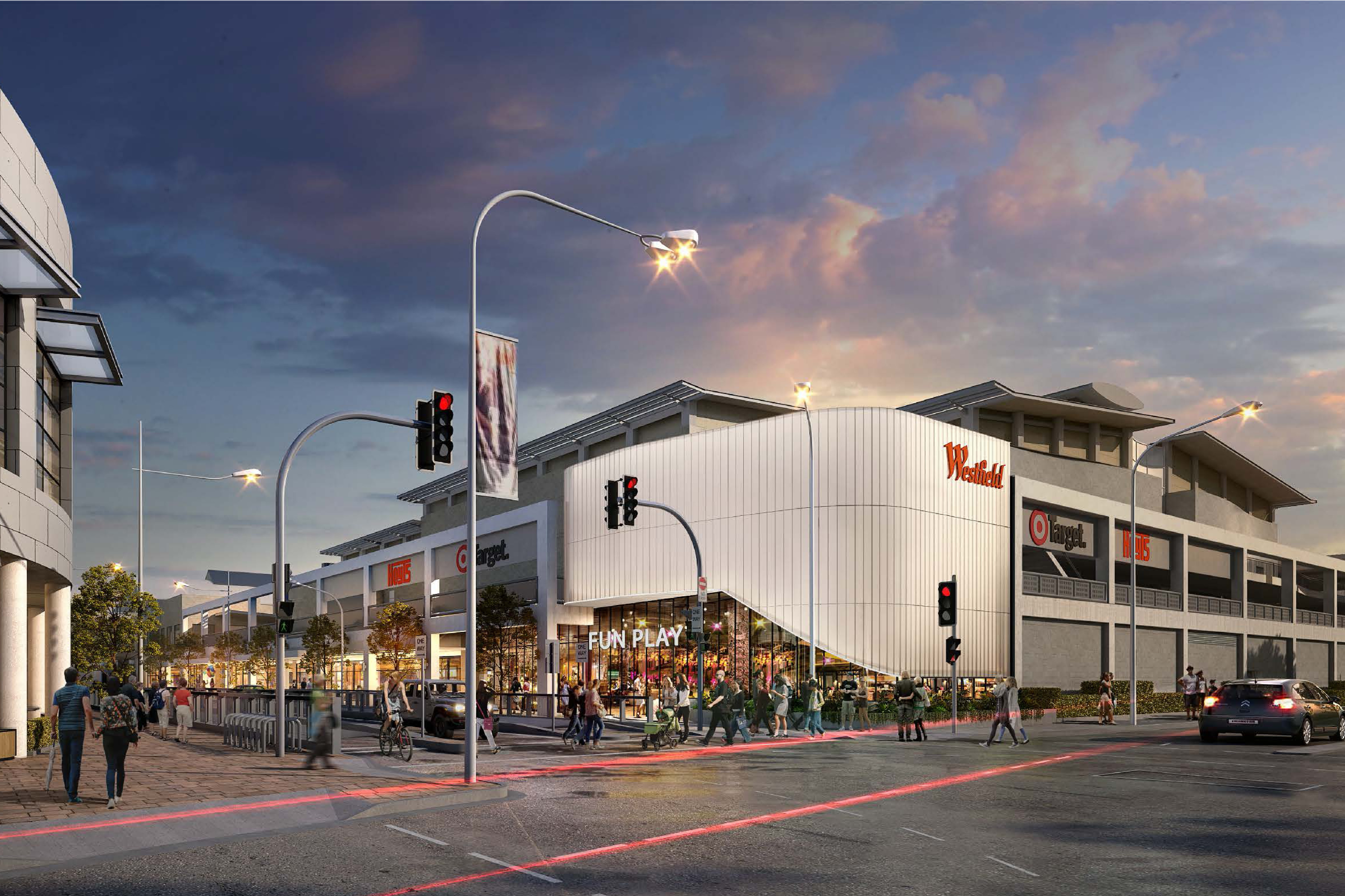 artist impression of amended westfield penrith