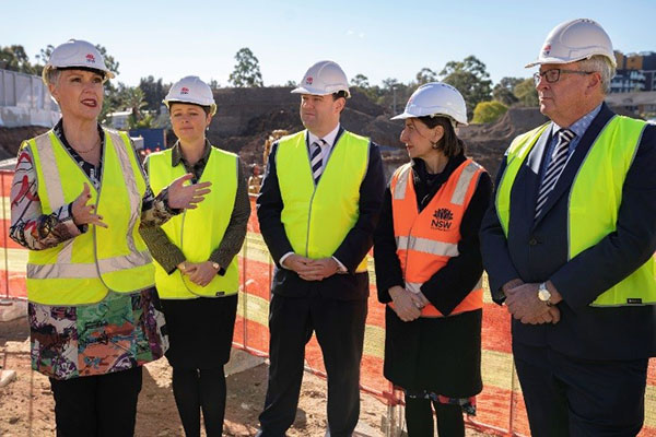 opening of the new helipad