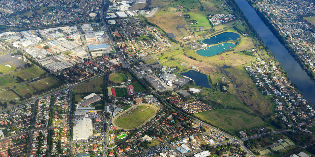 New West aerial view