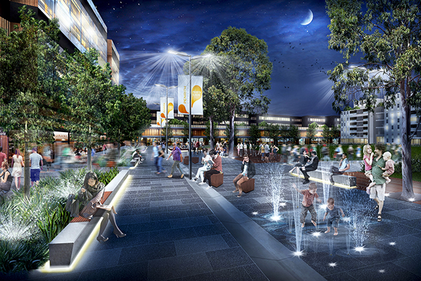 penrith city park precinct artist impression web