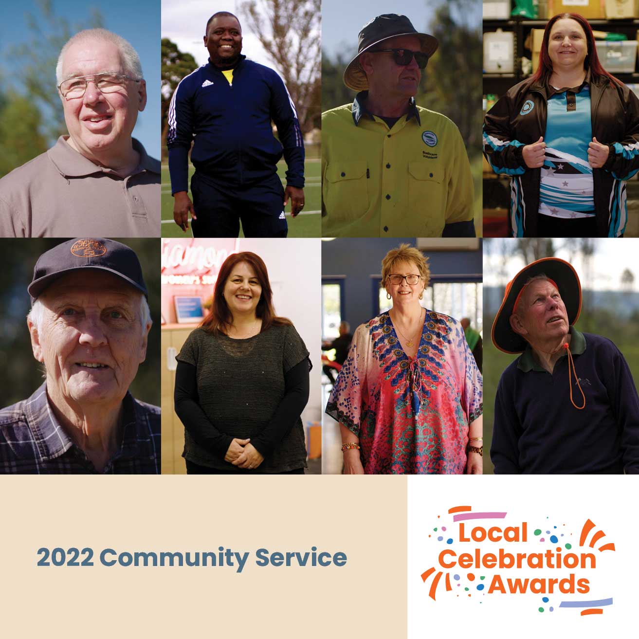 Community Service Award winners