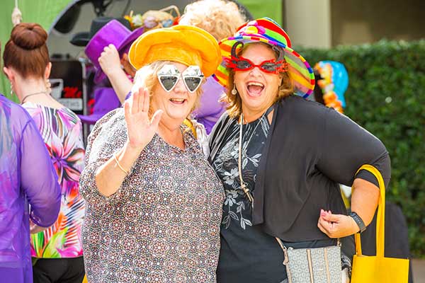 Dressed up and enjoying the Reimagine Ageing Festival