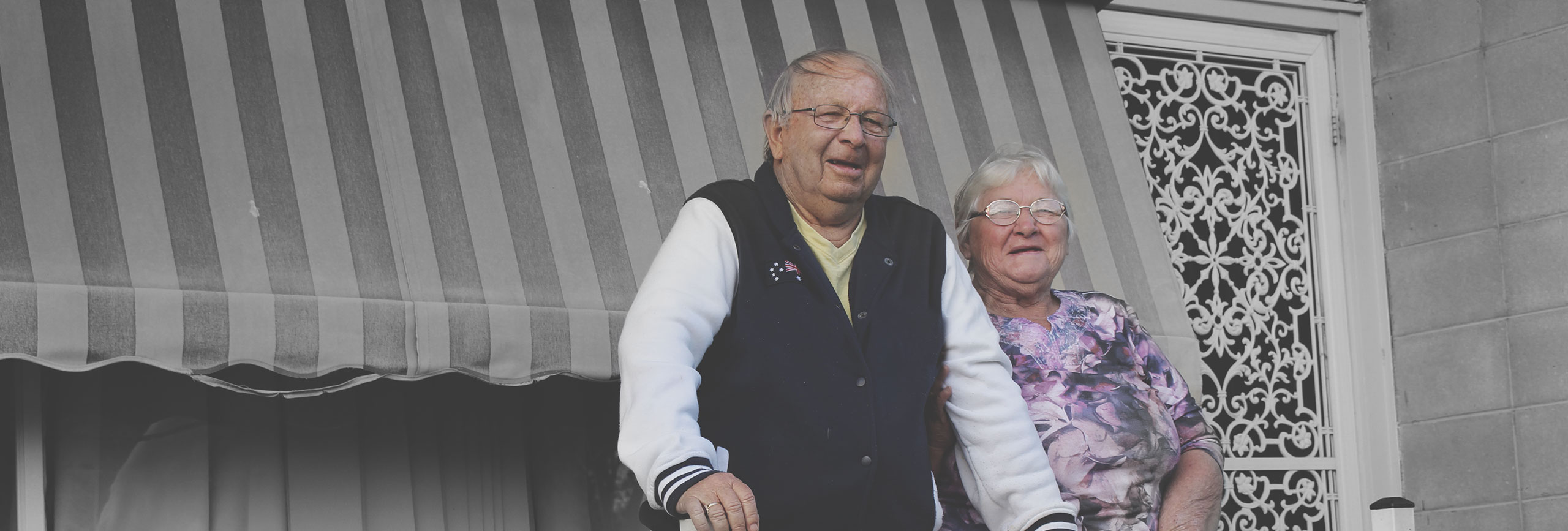 Elderly couple in North St Marys