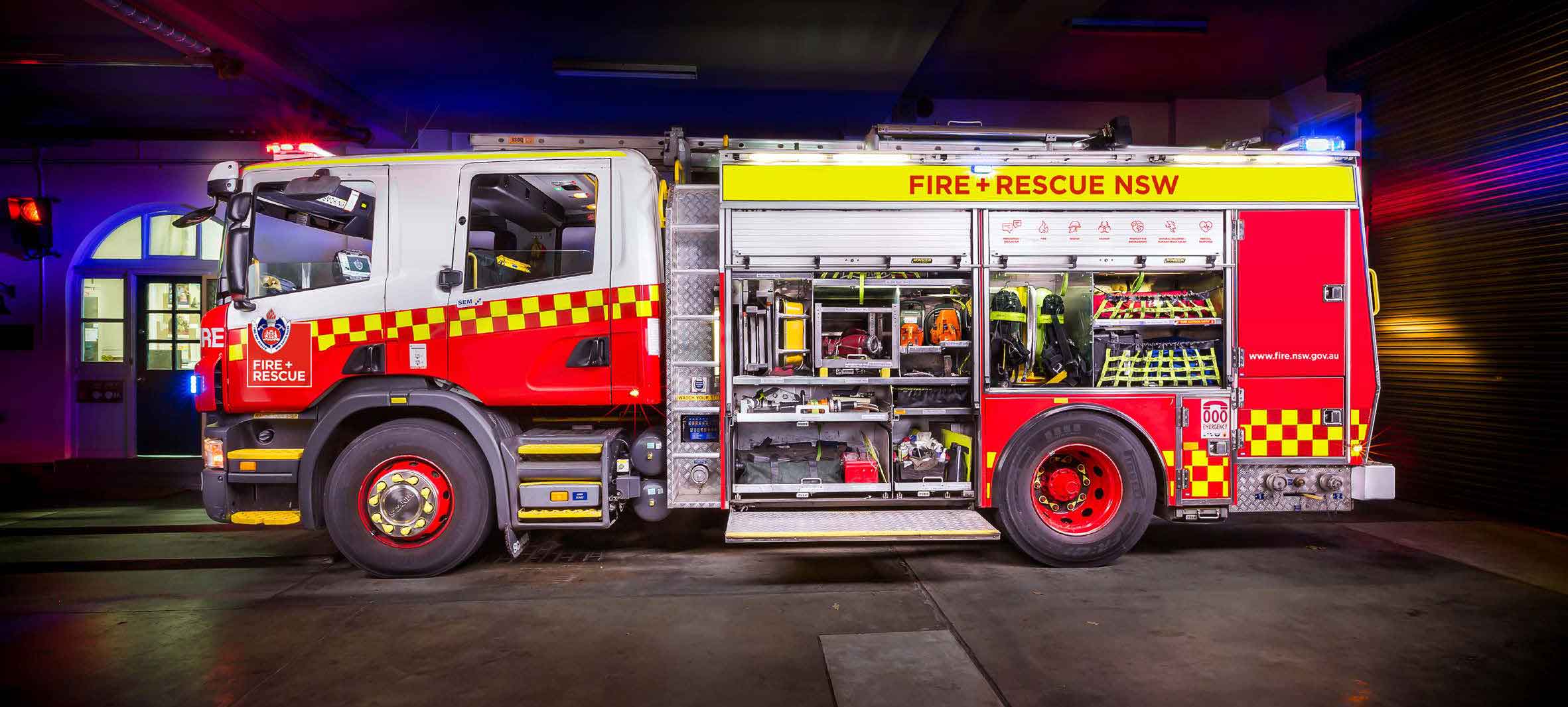 Fire and Rescue NSW truck