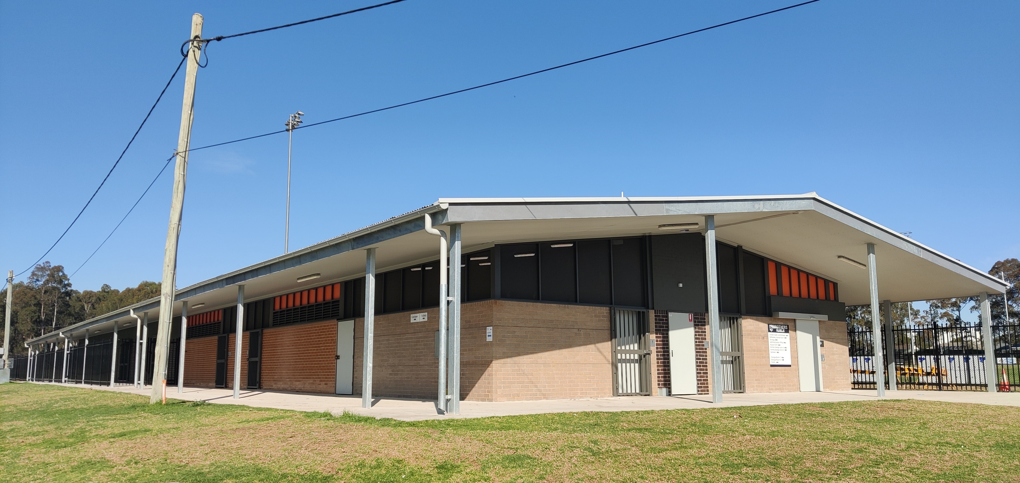 completed parker street reserve amenities building 1