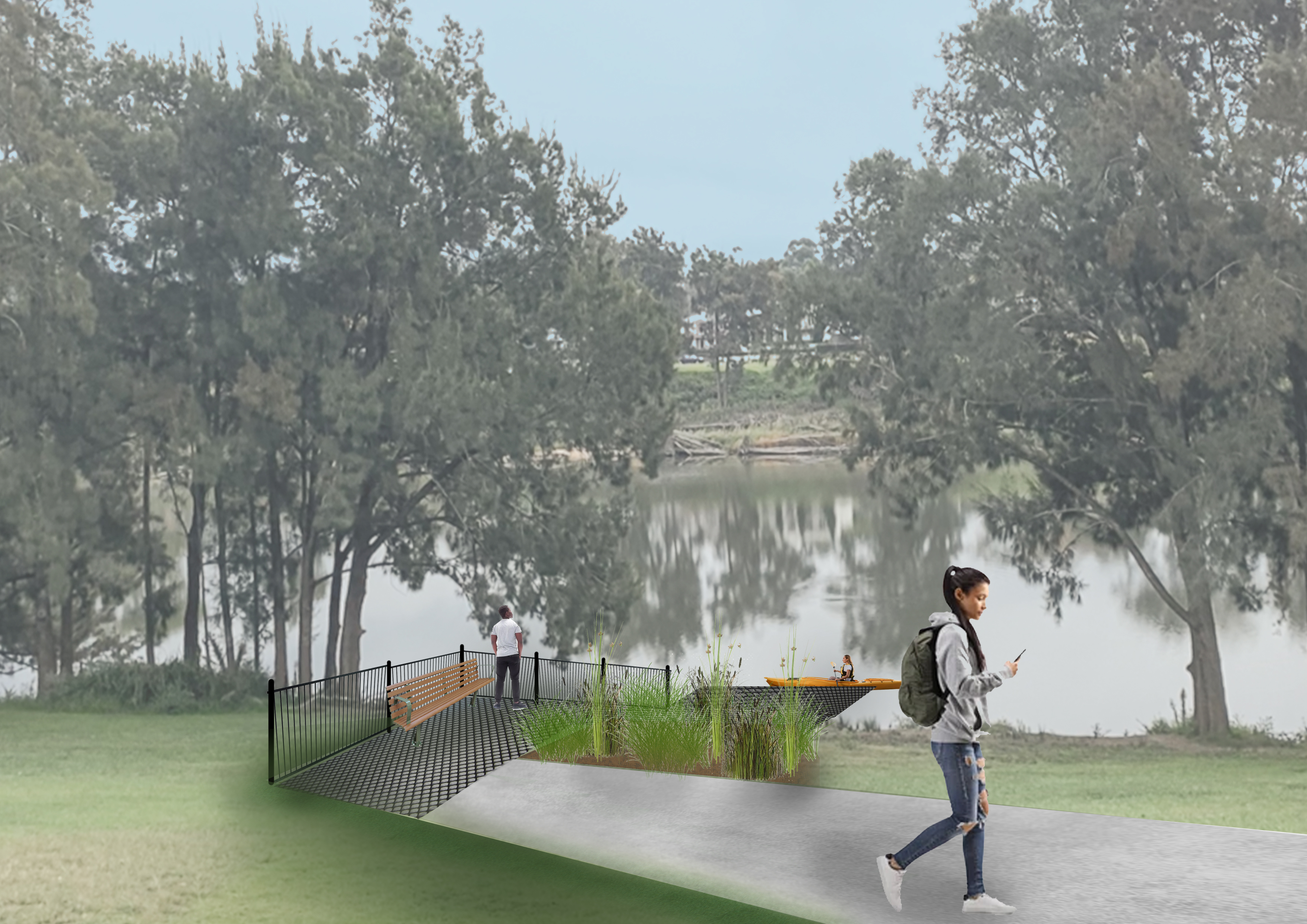 kayak deck render factory road reserve