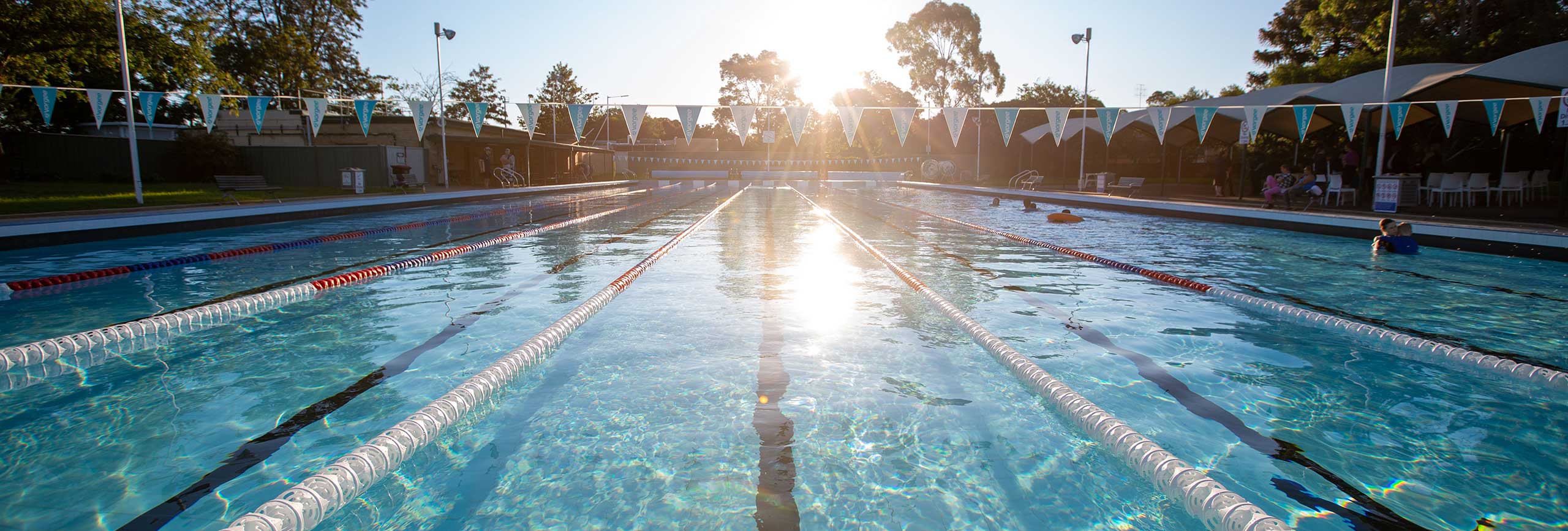 Keen swimmers can make use of the 50m pool at Ripples Penrith all year round.