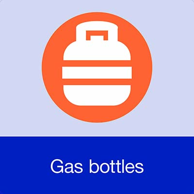 Gas bottles and fire extinguishers Gas bottles and fire extinguishers